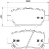 8DB 355 035-161 BEHR/HELLA/PAGID Комплект тормозных колодок, дисковый тормоз