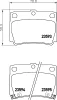 8DB 355 035-371 BEHR/HELLA/PAGID Комплект тормозных колодок, дисковый тормоз