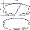 8DB 355 036-291 BEHR/HELLA/PAGID Комплект тормозных колодок, дисковый тормоз