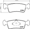 8DB 355 039-621 BEHR/HELLA/PAGID Комплект тормозных колодок, дисковый тормоз