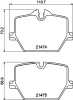 8DB 355 040-601 BEHR/HELLA/PAGID Комплект тормозных колодок, дисковый тормоз