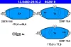 13.0460-2610.2 ATE Комплект тормозных колодок, дисковый тормоз