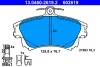 13.0460-2619.2 ATE Комплект тормозных колодок, дисковый тормоз