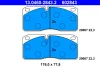 13.0460-2843.2 ATE Комплект тормозных колодок, дисковый тормоз
