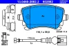 Превью - 13.0460-2882.2 ATE Комплект тормозных колодок, дисковый тормоз (фото 2)