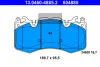 13.0460-4885.2 ATE Комплект тормозных колодок, дисковый тормоз