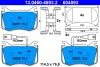 13.0460-4893.2 ATE Комплект тормозных колодок, дисковый тормоз