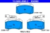 13.0460-4968.2 ATE Комплект тормозных колодок, дисковый тормоз
