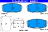 13.0460-5515.2 ATE Комплект тормозных колодок, дисковый тормоз