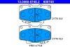 13.0460-5745.2 ATE Комплект тормозных колодок, дисковый тормоз