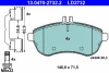 13.0470-2732.2 ATE Комплект тормозных колодок, дисковый тормоз