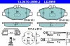 13.0470-3999.2 ATE Комплект тормозных колодок, дисковый тормоз