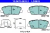 13.0470-5633.2 ATE Комплект тормозных колодок, дисковый тормоз