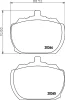 T0571 BEHR/HELLA/PAGID Комплект тормозных колодок, дисковый тормоз
