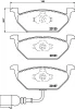 T1163 BEHR/HELLA/PAGID Комплект тормозных колодок, дисковый тормоз