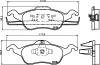 T1167 BEHR/HELLA/PAGID Комплект тормозных колодок, дисковый тормоз