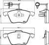 T1195 BEHR/HELLA/PAGID Комплект тормозных колодок, дисковый тормоз