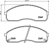 T1265 BEHR/HELLA/PAGID Комплект тормозных колодок, дисковый тормоз