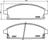 T1273 BEHR/HELLA/PAGID Комплект тормозных колодок, дисковый тормоз