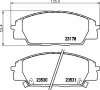 T1280 BEHR/HELLA/PAGID Комплект тормозных колодок, дисковый тормоз