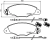 T1288 BEHR/HELLA/PAGID Комплект тормозных колодок, дисковый тормоз