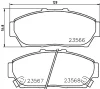 T1306 BEHR/HELLA/PAGID Комплект тормозных колодок, дисковый тормоз