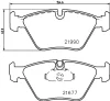 T1387 BEHR/HELLA/PAGID Комплект тормозных колодок, дисковый тормоз