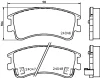 T1429 BEHR/HELLA/PAGID Комплект тормозных колодок, дисковый тормоз