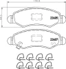 T1486 BEHR/HELLA/PAGID Комплект тормозных колодок, дисковый тормоз