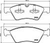 T1516 BEHR/HELLA/PAGID Комплект тормозных колодок, дисковый тормоз