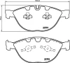 T1550 BEHR/HELLA/PAGID Комплект тормозных колодок, дисковый тормоз