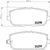 T1572 BEHR/HELLA/PAGID Комплект тормозных колодок, дисковый тормоз