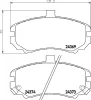 T1612 BEHR/HELLA/PAGID Комплект тормозных колодок, дисковый тормоз