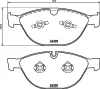 T1618 BEHR/HELLA/PAGID Комплект тормозных колодок, дисковый тормоз