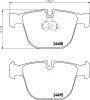 T1683 BEHR/HELLA/PAGID Комплект тормозных колодок, дисковый тормоз