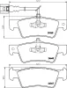 T1758 BEHR/HELLA/PAGID Комплект тормозных колодок, дисковый тормоз