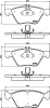 T1813 BEHR/HELLA/PAGID Комплект тормозных колодок, дисковый тормоз