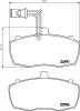 T1885 BEHR/HELLA/PAGID Комплект тормозных колодок, дисковый тормоз