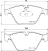 T1962 BEHR/HELLA/PAGID Комплект тормозных колодок, дисковый тормоз