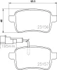 T2011 BEHR/HELLA/PAGID Комплект тормозных колодок, дисковый тормоз