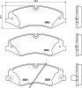 T2012 BEHR/HELLA/PAGID Комплект тормозных колодок, дисковый тормоз