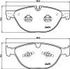 T2040 BEHR/HELLA/PAGID Комплект тормозных колодок, дисковый тормоз