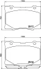 T2069 BEHR/HELLA/PAGID Комплект тормозных колодок, дисковый тормоз
