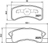 T2136 BEHR/HELLA/PAGID Комплект тормозных колодок, дисковый тормоз