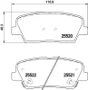 T2175 BEHR/HELLA/PAGID Комплект тормозных колодок, дисковый тормоз