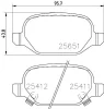 T2233 BEHR/HELLA/PAGID Комплект тормозных колодок, дисковый тормоз