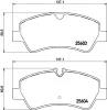 T2270 BEHR/HELLA/PAGID Комплект тормозных колодок, дисковый тормоз