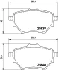 T2303 BEHR/HELLA/PAGID Комплект тормозных колодок, дисковый тормоз