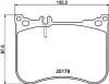 T2322 BEHR/HELLA/PAGID Комплект тормозных колодок, дисковый тормоз