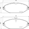 T2416 BEHR/HELLA/PAGID Комплект тормозных колодок, дисковый тормоз